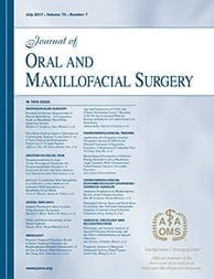Journal of Oral and Maxillofacial Surgery