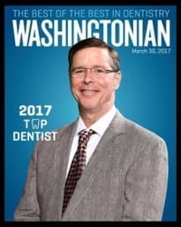Cover of Washingtonian Magazine 2017 Top Dentist
