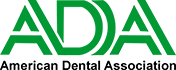 American Dental Association logo colored green and black