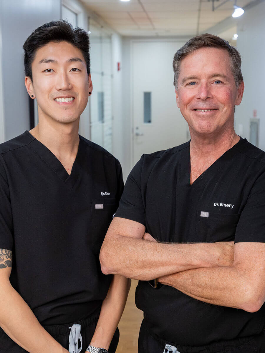 Dr. Shim and Dr. Emery